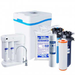 Умягчитель АКВАФОР WS800 (А800, S800) + Гросс 20 с модулем п/п + Викинг PRO с модулем В520 PRO + DWM-101S Морион + Соль 2 шт.